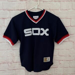 Throwback Chicago White Sox Mitchell & Ness pullover jersey
